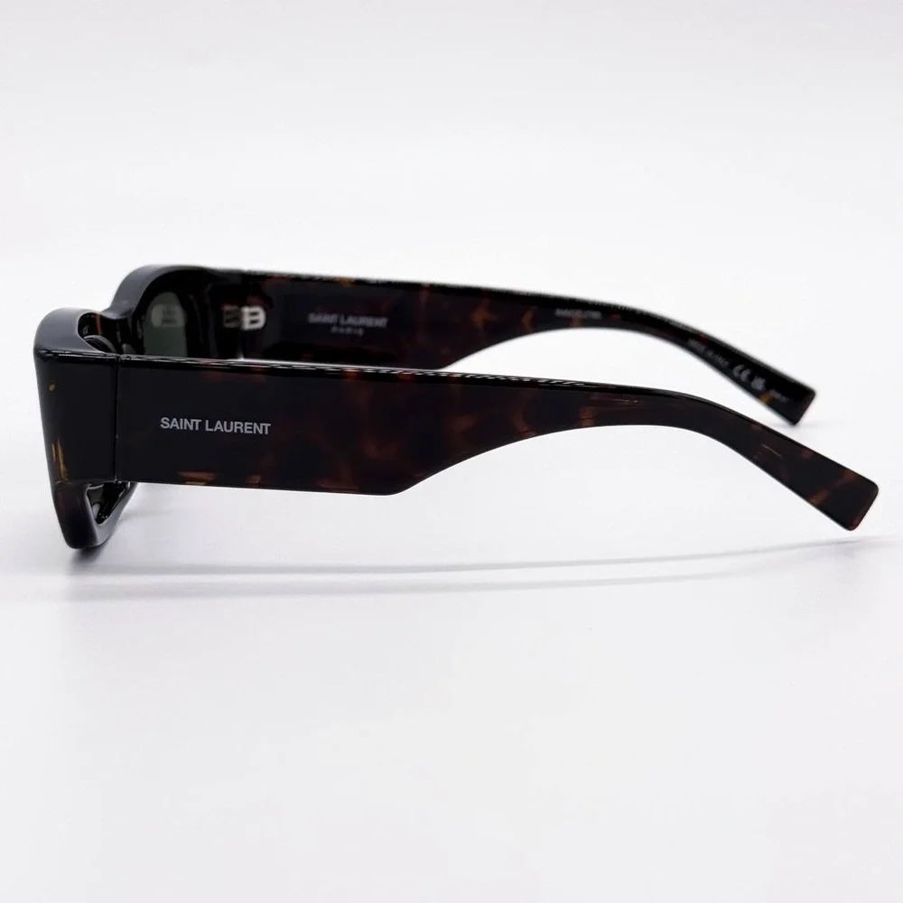 NEW SAINT LAURENT SL 713 002 SQUARE HAVANA GREY WOMEN SL713 002 SUNGLASSES - Picture 4 of 10
